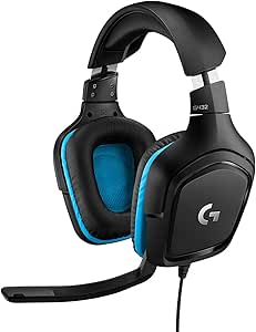 Logitech G432 – Áudio imersivo e conforto para gamers de todos os níveis