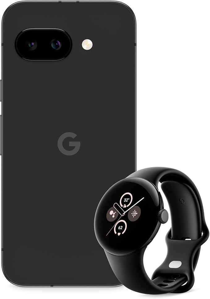 Google Pixel 9a + Pixel Watch 2 – Inteligência e desempenho em um só pacote