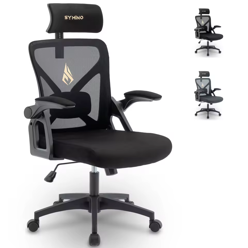 Cadeira de Escritório Ergonômica Symino – Conforto e postura certa para longas horas de trabalho ou estudo