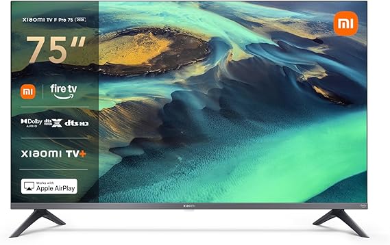 Xiaomi TV F Pro 75" 2026 – Imersão total com tecnologia QLED 4K e modo gamer a 120 Hz
